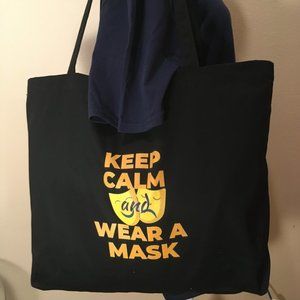 "Keep Calm and Wear a Mask" Tote Bag by Spice Bags